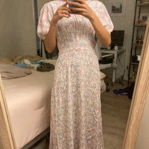 Faithful the Brand Floral Pink Dress